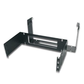 PSS, 4RU 19" Wall mount bracket, 486 (w) x 300 (d), Black,