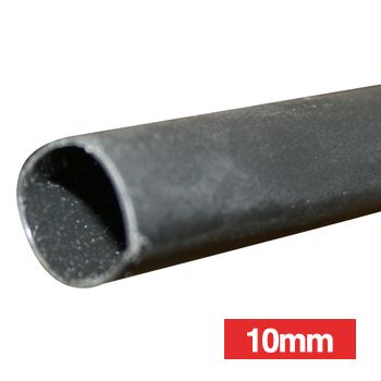 NETDIGITAL, Heat shrink tubing, Glue lined, Black, 10mm, 1.2m length, 3:1 shrink ratio,