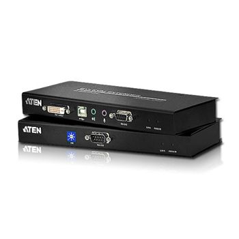 ATEN, KVM Console extender, USB, 1920 x 1200 @ 60m, Single link with audio & RS232 functionality,