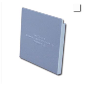 AUSSIEDUCT, 100 x 100mm, End cap, White,