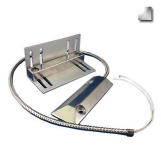 TAG, Reed switch (magnetic contact), Overhead door with adjustable L bracket, Surface mount, Metal, C/O (changeover), 50-70mm (approx 3") gap, 18" (457.2mm) armoured lead, Suits roller shutters,