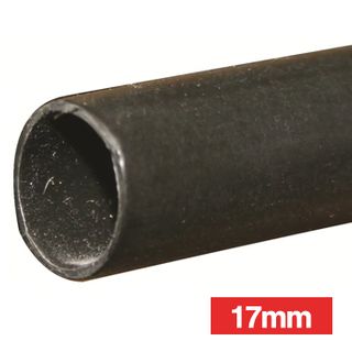 NETDIGITAL, Heat shrink tubing, Black, 17.0mm, 1.2m length, 4:1 shrink ratio, Thickwall, Glue lined,