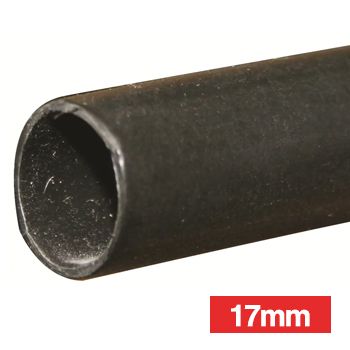 NETDIGITAL, Heat shrink tubing, Black, 17.0mm, 1.2m length, 4:1 shrink ratio, Thickwall, Glue lined,
