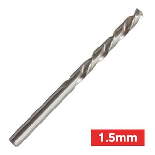 BORDO, Drill bit, High speed steel, 1.5mm diameter, Pack of 2,