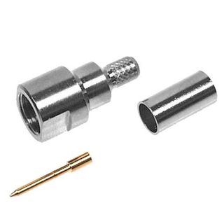 NETDIGITAL, SMA connector, Male, Crimp type, Suits RG58 coaxial cable