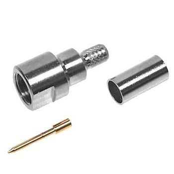 NETDIGITAL, SMA connector, Male, Crimp type, Suits RG58 coaxial cable