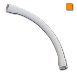 AUSSIEDUCT, 20mm, 90 degree sweep bend, Orange, Suits heavy duty 20mm rigid conduit
