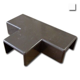 AUSSIEDUCT, 25 x 16mm, Flat tee, White,