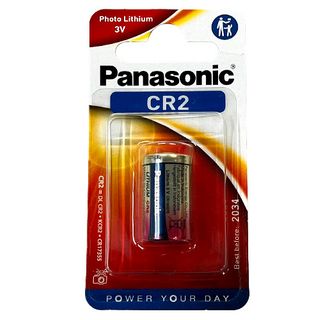 BATTERY, Panasonic, CR2, 3 Volt Lithium
