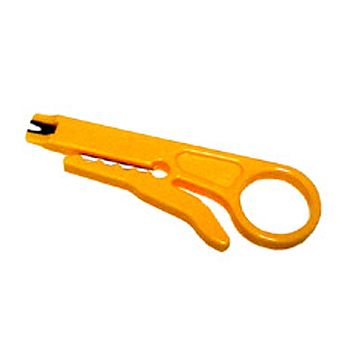 NETDIGITAL, Cable stripper, Round cable, Ideal for Cat5E, Cat6, security and telephone cable, In built 110 IDC tool,