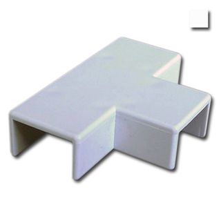 AUSSIEDUCT, 16 x 10mm, Flat tee, White,