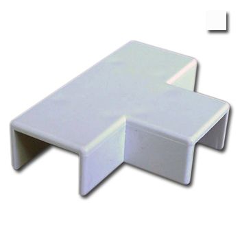 AUSSIEDUCT, 16 x 10mm, Flat tee, White,