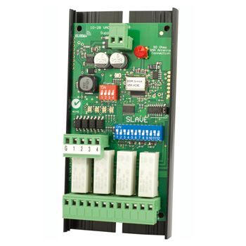 ELSEMA, Transceiver, 4 Channel multicode, long range, With repeater, 434 Mhz, 10mW output, 10-28V AC or V DC, SMA connectors,