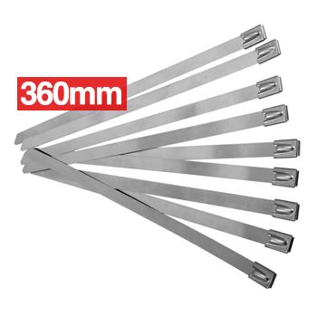 CABAC, Cable ties, Stainless Steel, 360mm x 4.6mm,
