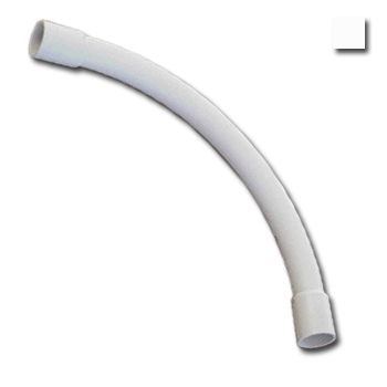 AUSSIEDUCT, 20mm, 90 degree sweep bend, White, Suits medium duty 20mm telecomms conduit,