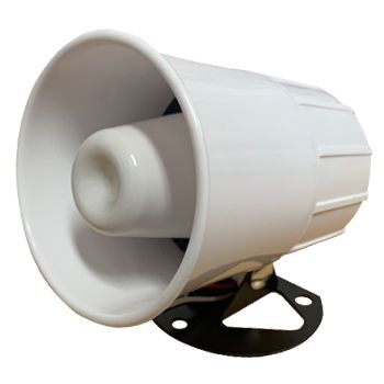 TAG, Reflex horn speaker, High powered, White, Includes mounting base, 8 ohm, 15W,
