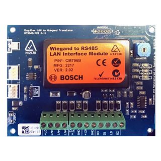 BOSCH, Interface module, Wiegand to RS485, Allows industry standard Wiegand readers to connect to Solution 6000, Compatible with 26 to 40 Bit Wiegand readers,
