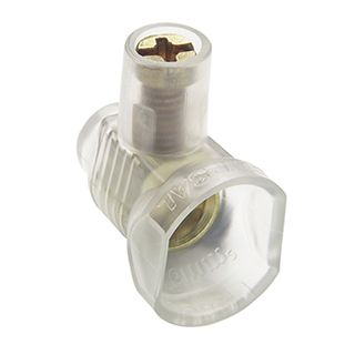 CLIPSAL, Connector, 40amp, insulated, single screw, clear,