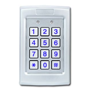 ROSSLARE, Keypad, Metal, Vandal and corrosion resistant body, Stand alone, 500 Users, relay output, Backlit keys, Optical tamper switch, IP65 rated, 12 - 24V AC/DC,