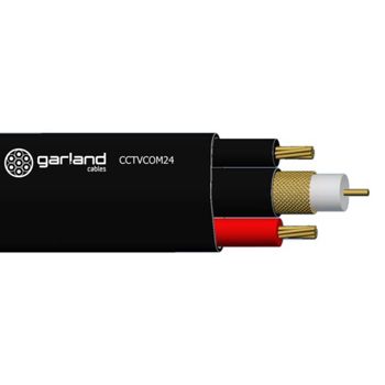 CABLE, Composite RG59B/U 75 Ohm coaxial cable with integral figure 8, 250m roll,