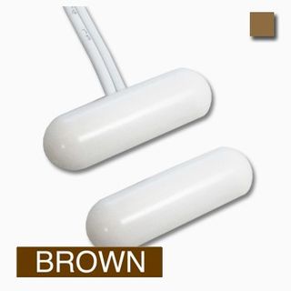 TAG, Reed switch (magnetic contact), Pill self adhesive, Surface mount, Brown, N/C, 1.1" (27.94mm) length, 0.39" (9.9mm) width, 0.2" (5.08mm) height, 3/4" (19.05mm) gap, 12" (304.8mm) leads,