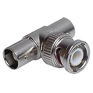 NETDIGITAL, BNC adaptor, T shape, Male to 2 x female,