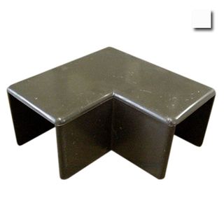 AUSSIEDUCT, 25 x 25mm, Flat angle, White,