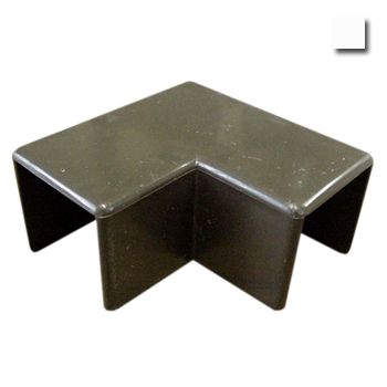 AUSSIEDUCT, 25 x 25mm, Flat angle, White,