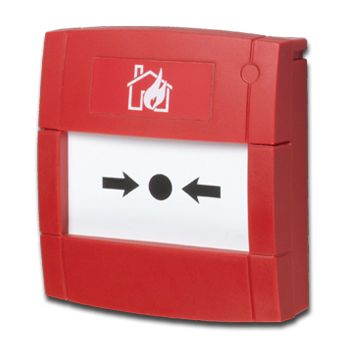 KAC, Break glass unit, RED, Unit reads "Fire Alarm", Surface mount, Anti tamper facility, N/O or N/C contact, IP24D, 30VDC, 2A max,