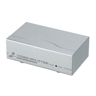 ATEN, 2 port VGA splitter, 350Mhz, 1920 x 1440 @ 60mhz up to 65mt,