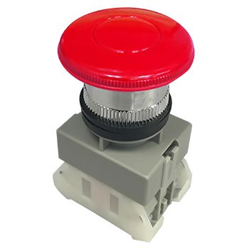 TAG, Mushroom head push button, Red,