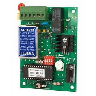 ELSEMA, Receiver, 1 channel, gigalink, 433MHz, relay output c/o contacts, 11 - 28V AC/DC