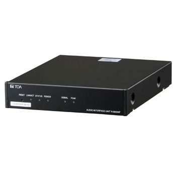 TOA, 8000 Series, Audio Interface Unit, IP addressable, Single audio input, Single audio output, 8 inputs, 8 Relay outputs