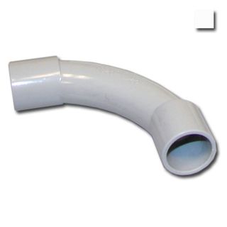 AUSSIEDUCT, 20mm, 90 degree bend, White, Suits medium duty 20mm telecomms conduit,