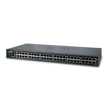 PLANET, Poe gigabit ethernet injector hub, 24 port, 15.4W, Rack mountable,