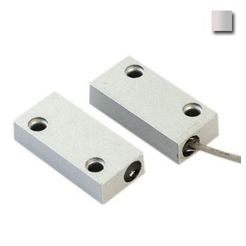 TAG, Miniature metal reed switch, 25mm Gap, 2 wire, Silver, 100VDC 0.5A contact,