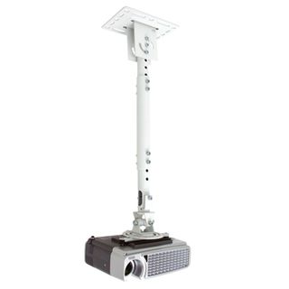 ATDEC, Telehook, Projector mount, Pendant ceiling mount, Silver, Suits 90% of projectors, 360deg rotation, Quick release, 15kg holding force, Min 400mm/Max 900mm distance from ceiling to projector,