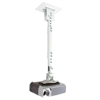 ATDEC, Telehook, Projector mount, Pendant ceiling mount, Silver, Suits 90% of projectors, 360deg rotation, Quick release, 15kg holding force, Min 400mm/Max 900mm distance from ceiling to projector,