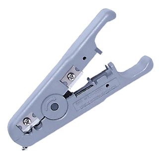 NETDIGITAL, Cable stripper, Universal, Ideal for coaxial, computer, speaker and flat telephone cable, Adjustable stripping depth, In built cutter,