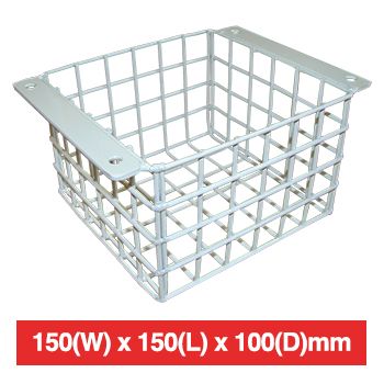 NETDIGITAL, PIR cage, 150(w) x 150(L) x 100(d)mm, White, Powder coated