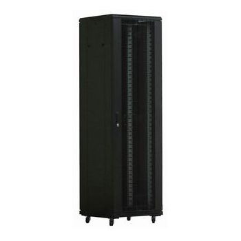 PSS, 42RU 19" Rack Cabinet, Floor mount, 600 (w) x 800 (d) x 2055mm (h), With detachable castors & stablizers, Dark grey,