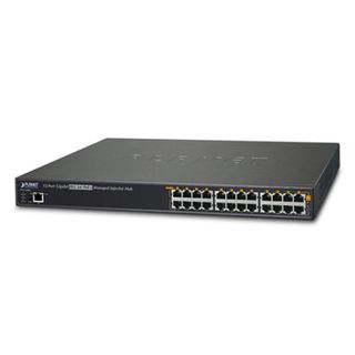 PLANET, 12 Port Gigabit POE injector hub,IEEE 802.3af, 190W max,