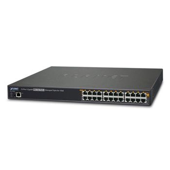 PLANET, 12 Port Gigabit POE injector hub,IEEE 802.3af, 190W max,