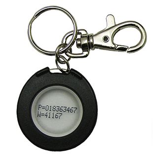 NIDAC (Presco), Prox FOB key, programable, dark grey, suit SPRITE prox reader,
