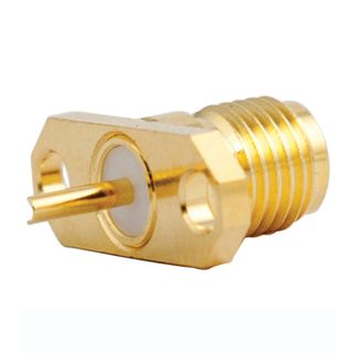 ELSEMA, SMA flange mount, Female SMA connector one side with solder tag the other side, Can be bolted to panel,