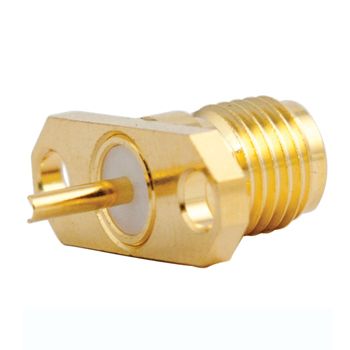 ELSEMA, SMA flange mount, Female SMA connector one side with solder tag the other side, Can be bolted to panel,