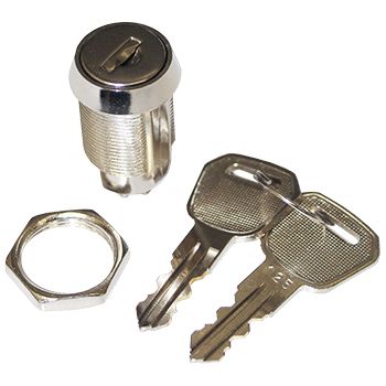 NETDIGITAL, Key switch, 2 position, Keyed different, Single pole, Change over contacts,