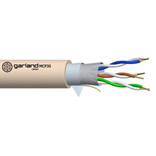 CABLE, 3 Pair 6 x 7/0.20 screened (shielded), beige, 300m box,