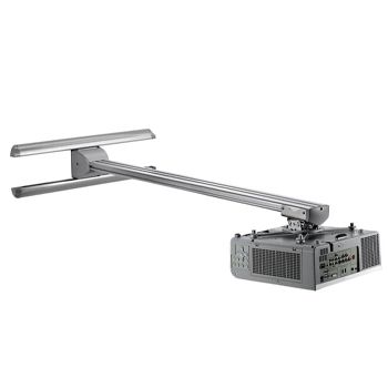 ATDEC, Telehook, Projector mount, Short throw dual stud wall mount, Silver, Suits 90% of projectors, 360deg rotation, 25kg holding force, Max 1397mm distance from wall, min 189mm,