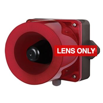 QLIGHT, QWCD RED lens only to suit combination unit, replacement lens